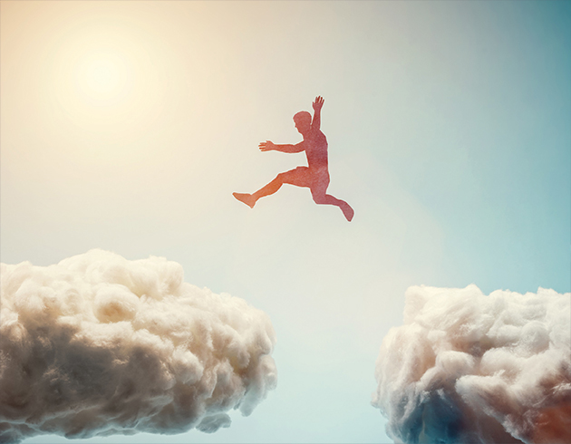 Sometimes You Just Have to take the Plunge Graphic